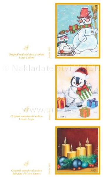 Aršík jmenovek k dárkům zn.1922