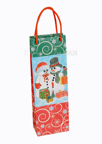 Vánoční taška na víno zn.2873